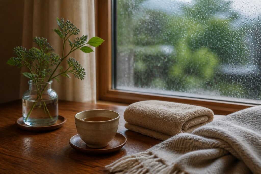 Rainy day relaxation image