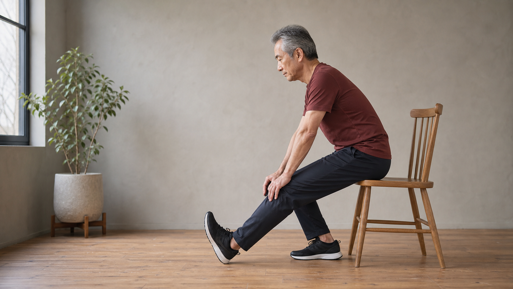 体を柔らかくする方法｜大人が無理なく続けるストレッチ習慣：股関節ともも裏は「倒す」より骨盤をゆっくり動かす