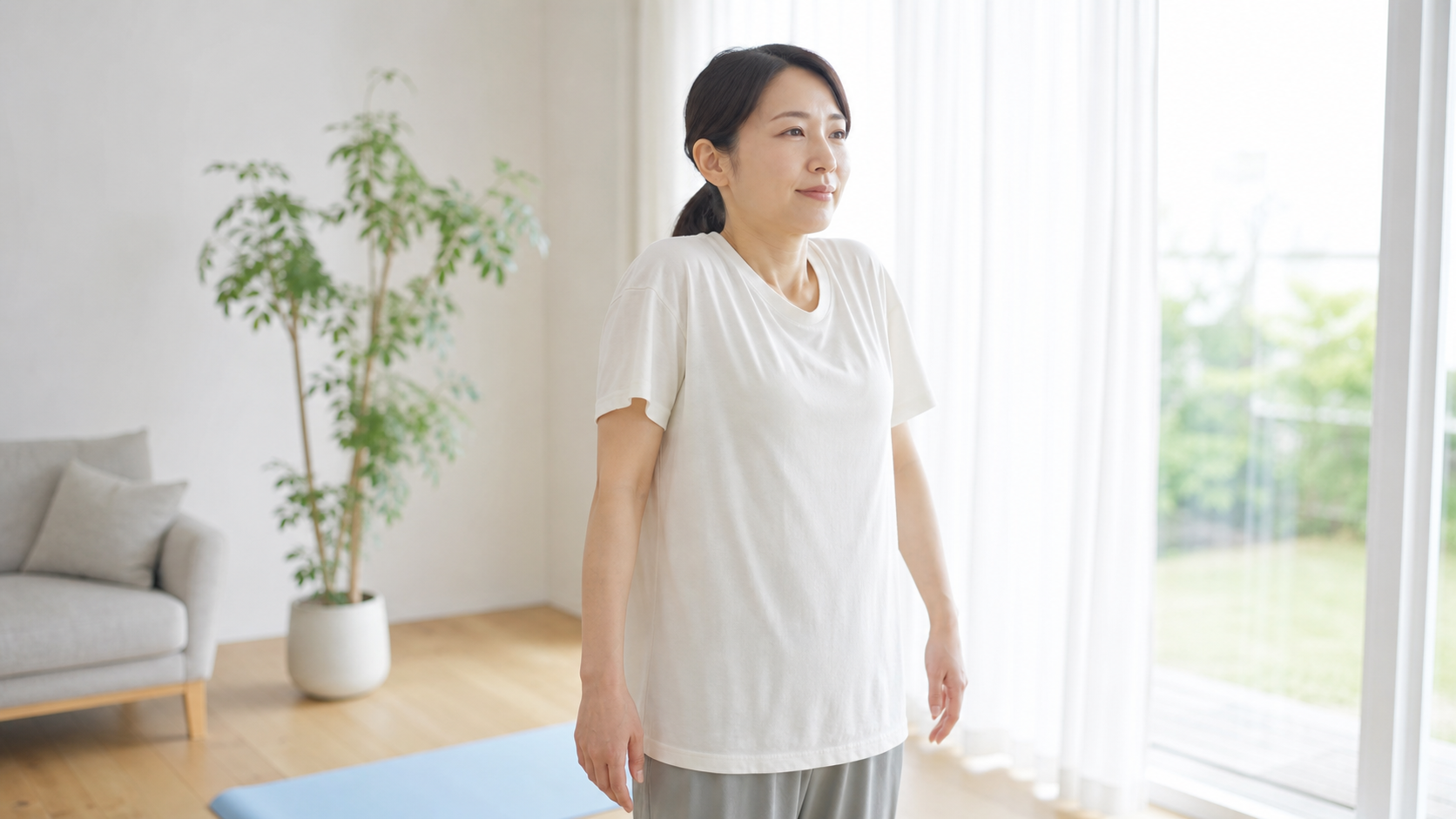 肩井（けんせい）のツボはどこ？場所・やさしい押し方と注意点：首と肩を動かすときは、伸ばしすぎないのがコツ