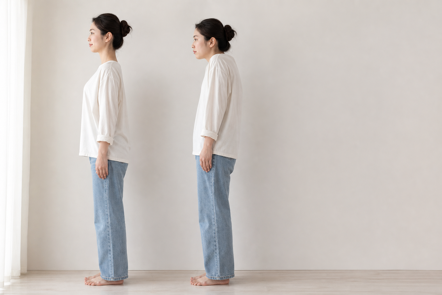 首がないように見える原因は？姿勢・肩まわりを整えるコツ：首がないように見えるのはなぜ？見た目に関わる主な要因