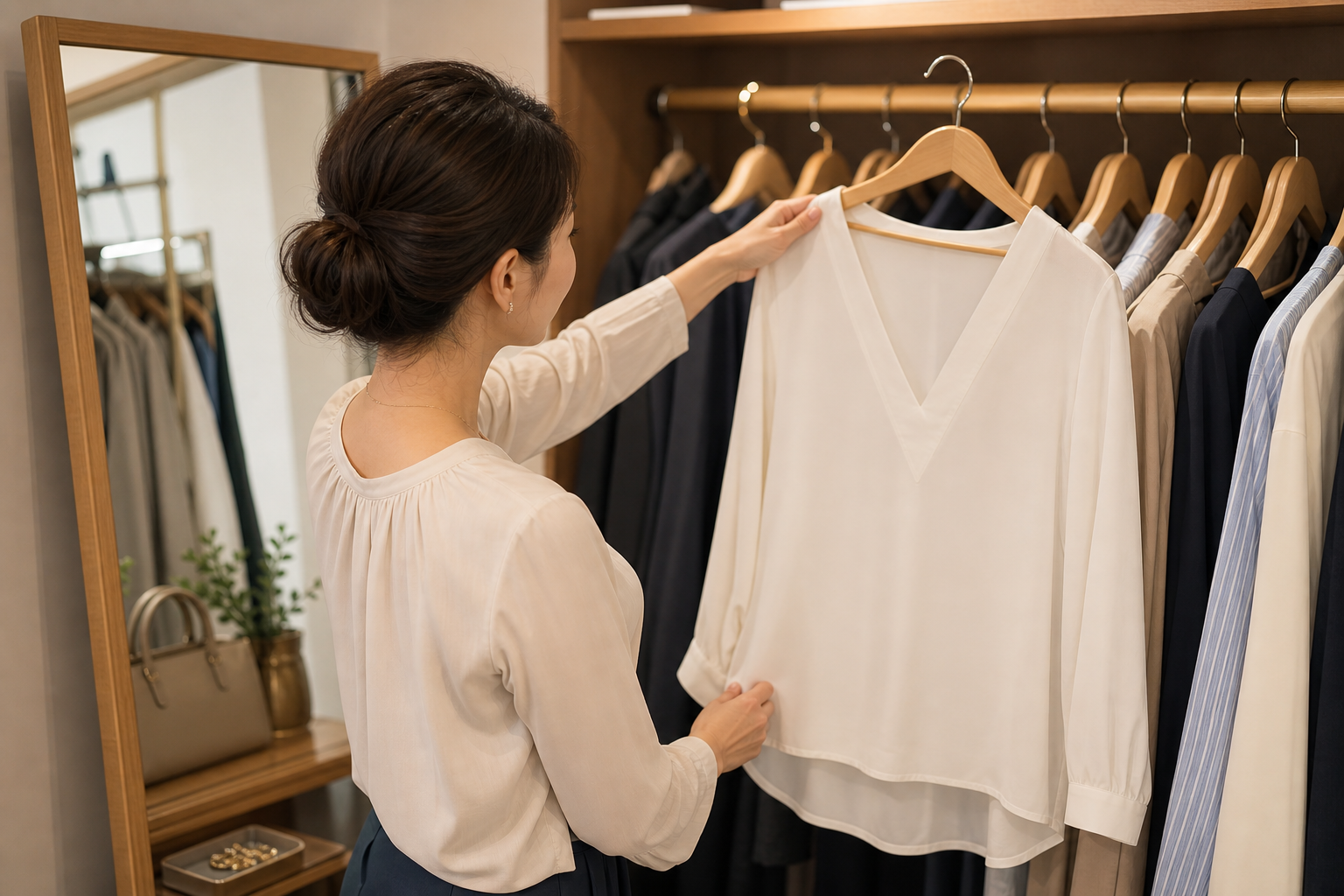 首がないように見える原因は？姿勢・肩まわりを整えるコツ：服・髪型で首まわりをすっきり見せるヒント