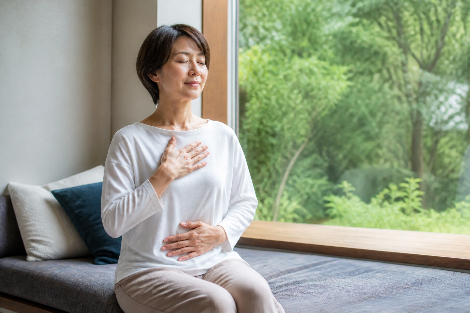 ストレスで呼吸が浅い方へ｜肩の力を抜くコンディショニングに関連する呼吸を整える休憩